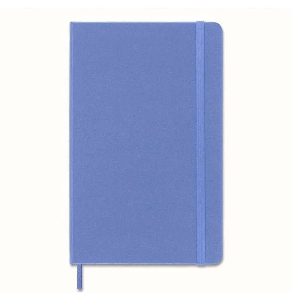 ♥️BUY 5 GET 3 FREE Moleskine Classic Notebook, Large, Ruled, Hydrangea Blue